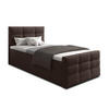 BOXBETT ARGENTARO 180x200 cm mit Bettkasten und Matratze - Braun - Schwarz/Braun, Holz/Holzwerkstoff (180/200cm) - AX Living