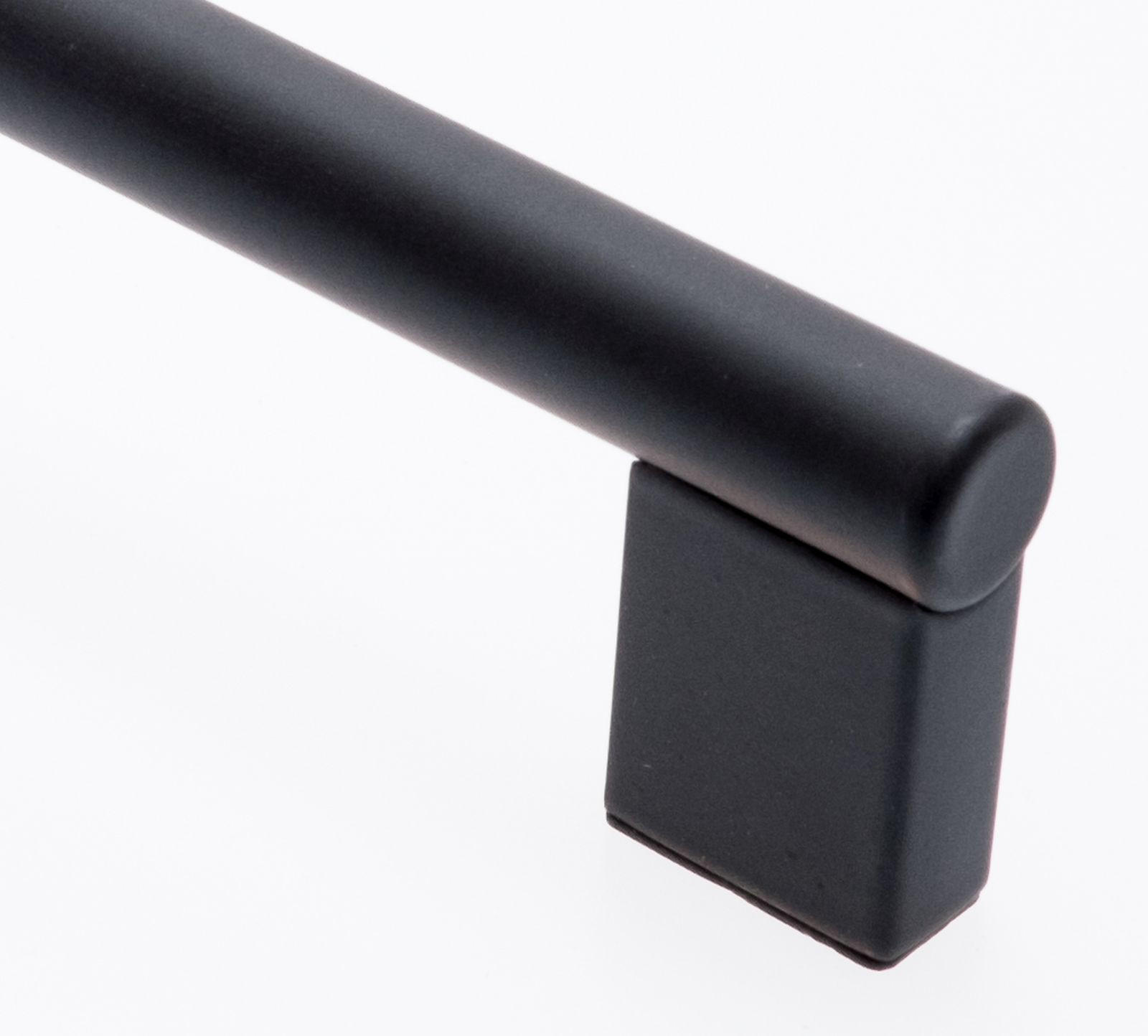 MÖBELGRIFF BA 320mm, Küchengriff schwarz matt, Griffstange Ø 12mm - Schwarz, Metall (1.2/3.4/34.2cm)