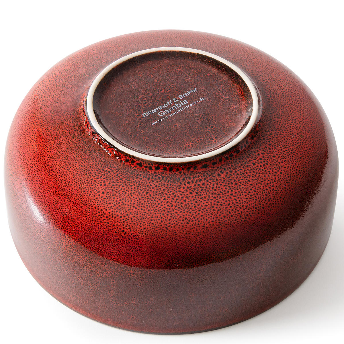 SCHÜSSEL-SET SUPPENSCHALEN GAMBIA 6-tlg, - Rot, Keramik (15cm) - Ritzenhoff Breker