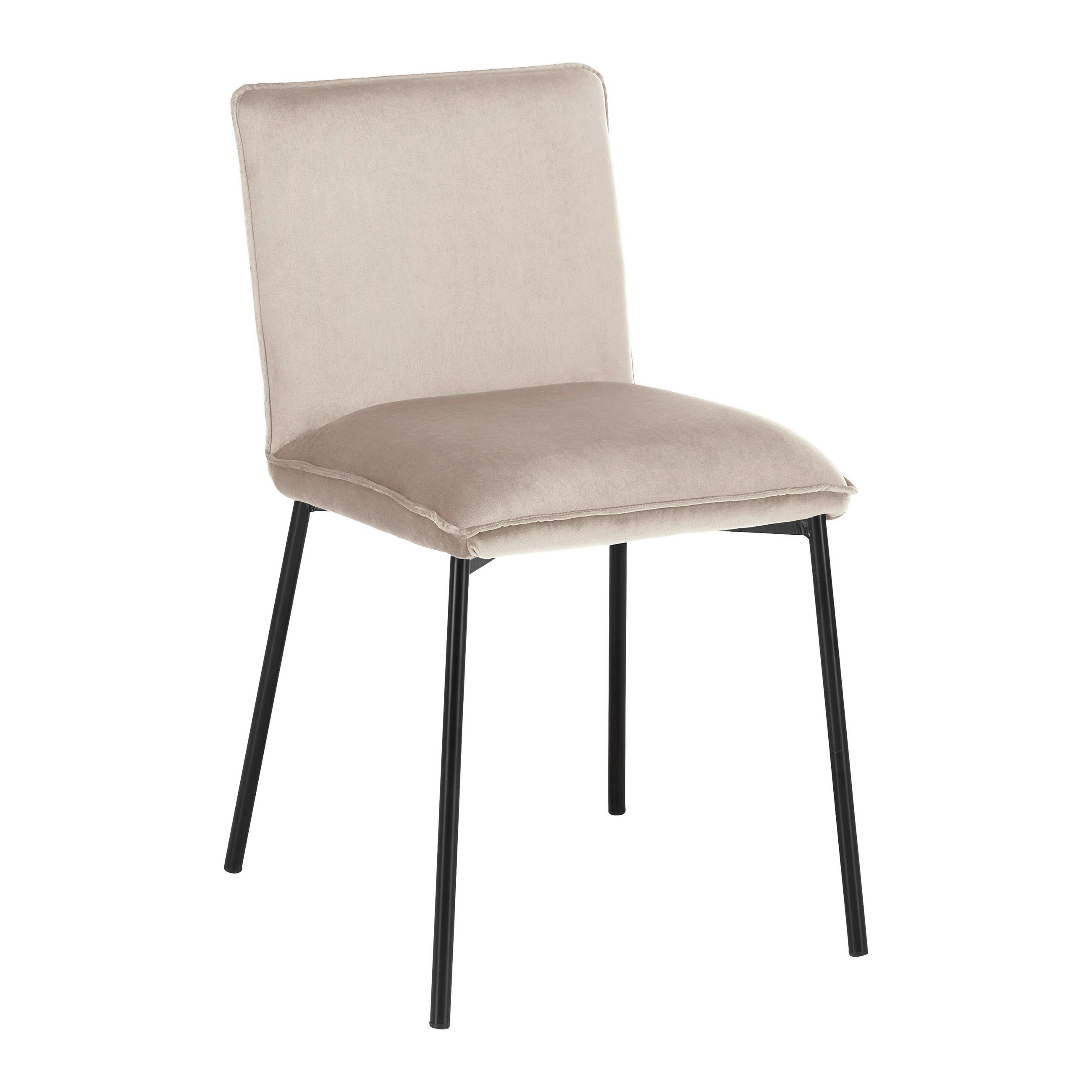 Bessagi Home Stuhl Beige 49x81x55 cm