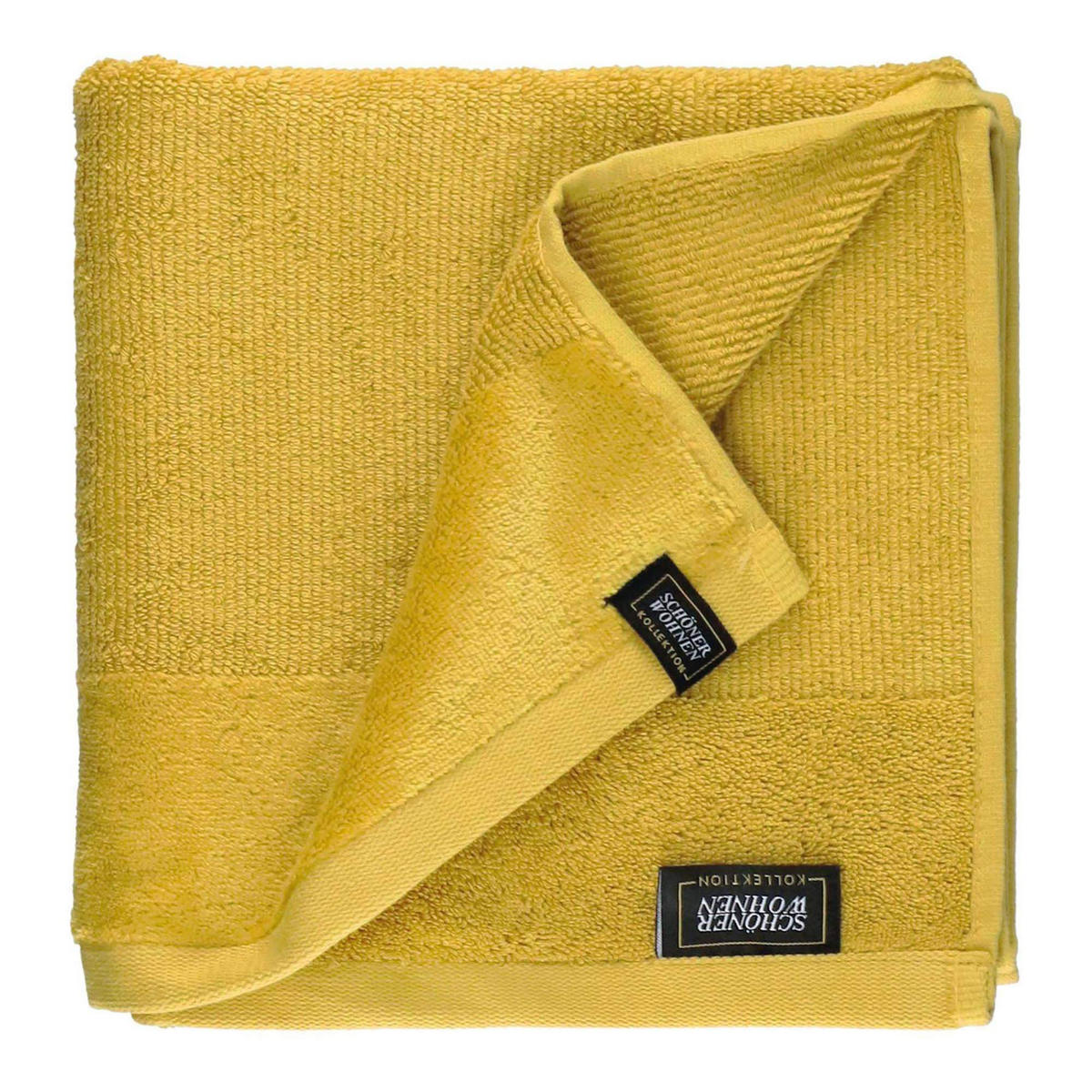 HANDTUCH SENSE - Gelb, Textil (50/100cm) - Schöner Wohnen