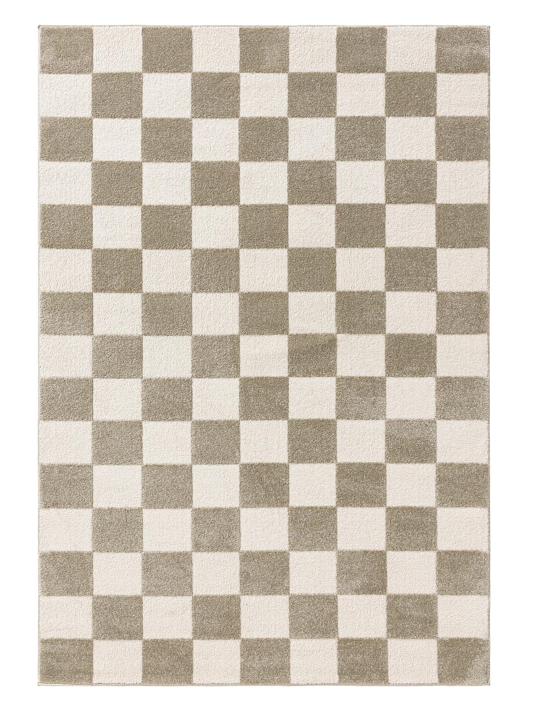 TEPPICH Marta Grün/Weiß 200x290 cm - Grün, Kunststoff/Textil (200/290cm) - benuta Pop