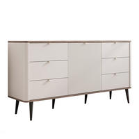 KOMMODE mit Schubladen NAVANI 160 cm Kaschmir Nuss - Kaschmir/Nussbaumfarben, Holzwerkstoff (160/82/40cm) - Idohome