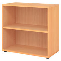 REGAL - 2 Ordnerhöhen 40/80/74,8 cm in Buchefarben - Buchefarben, Holzwerkstoff (80/74.8/40cm) - bümö