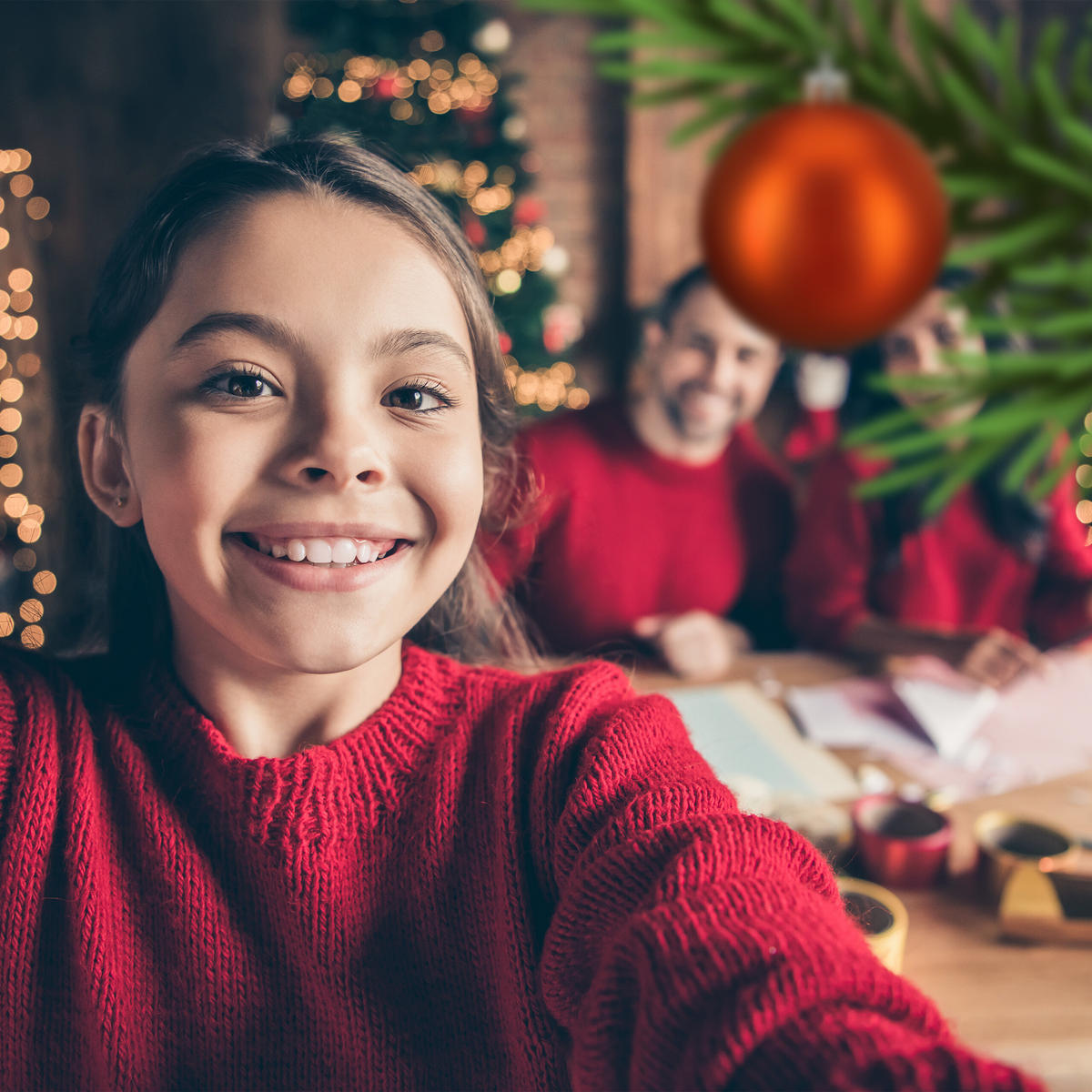 100XWEIHNACHTSKUGELN - Orange, Kunststoff (6/7/6cm) - Relaxdays