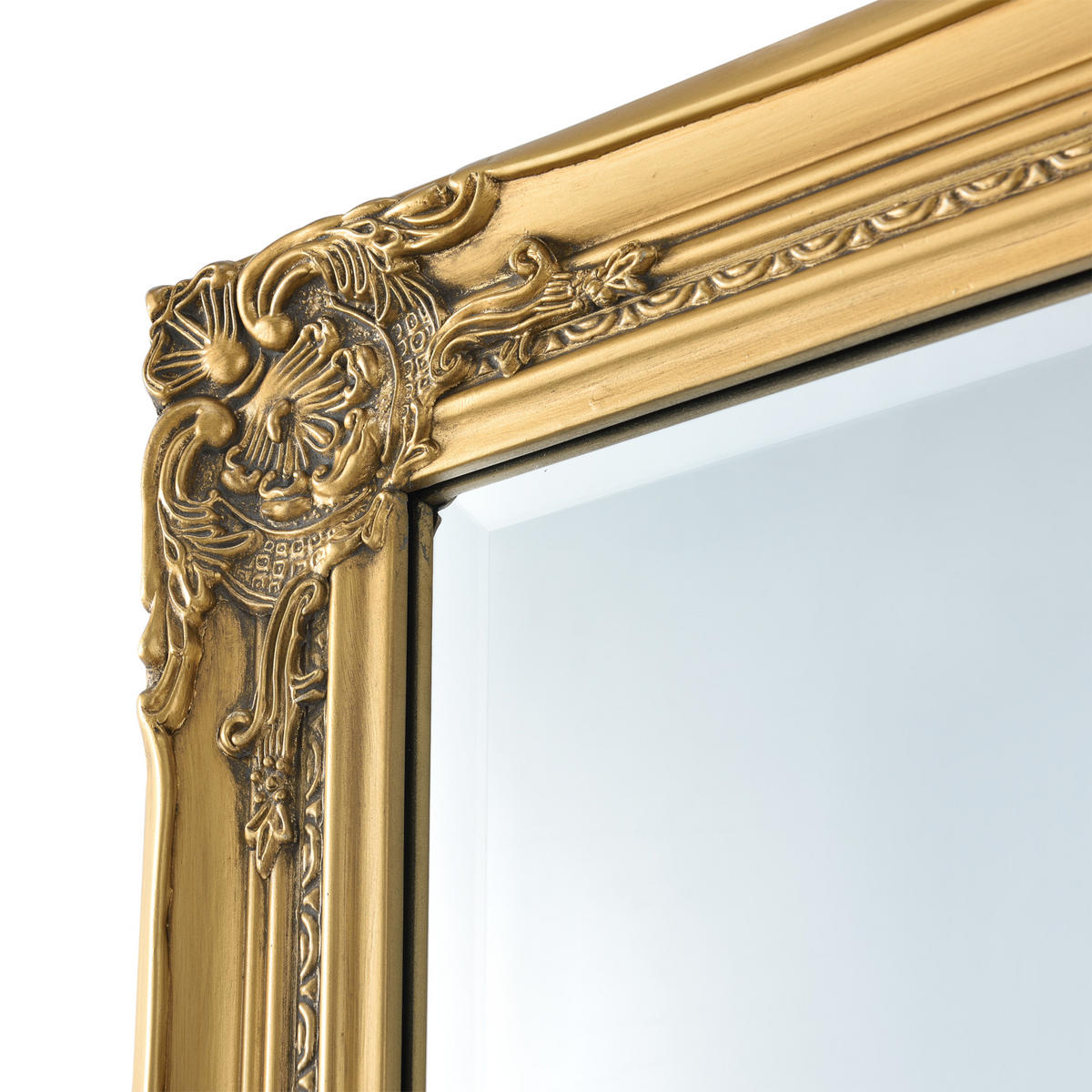 WANDSPIEGEL Livorno - Goldfarben, Glas/Holz (28.5/132/118cm) - [en.casa]