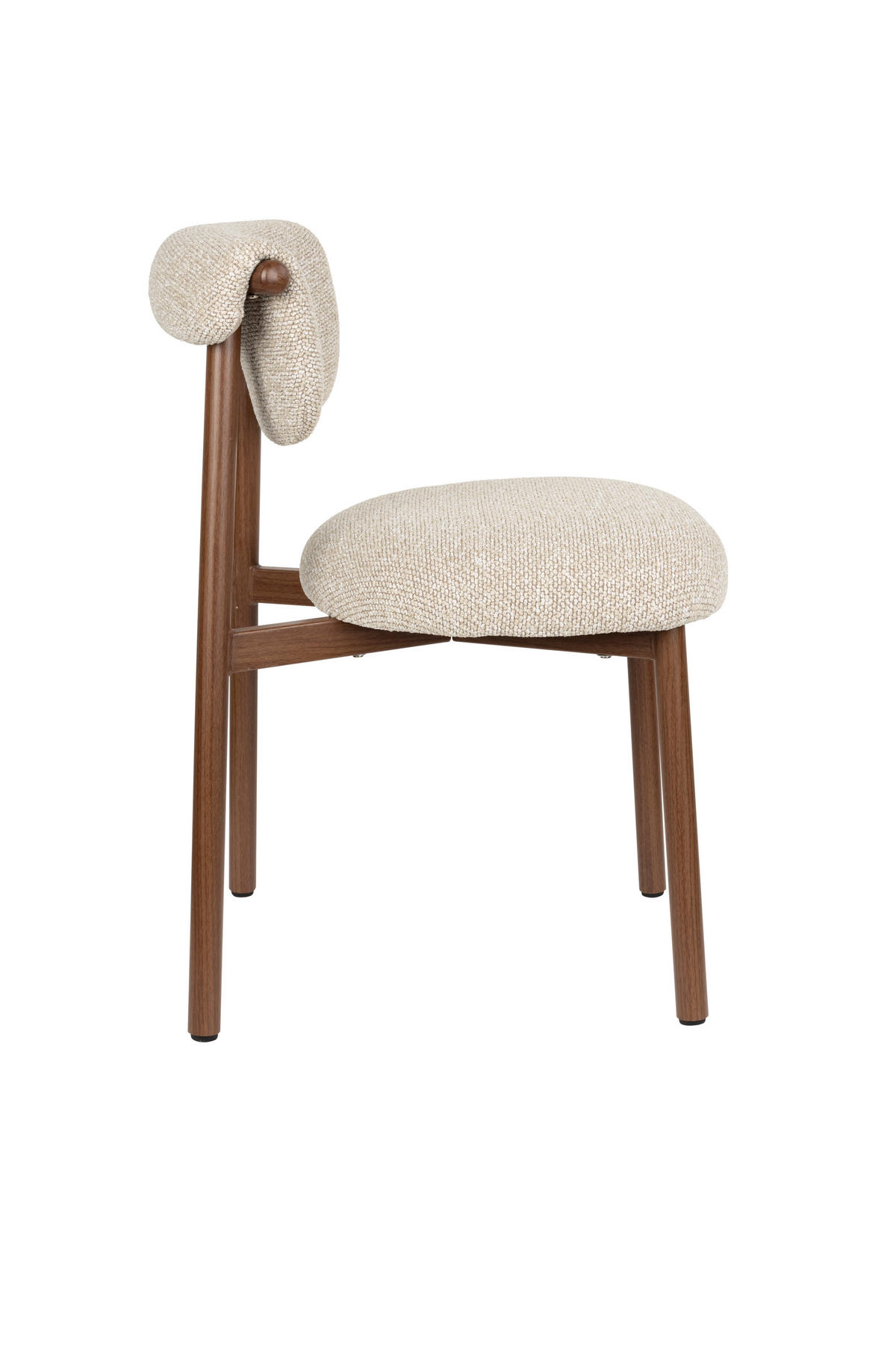 ESSZIMMERSTUHL Lee - Beige - 57/46/78 cm - 2er-Set - Beige, Textil (46/78/57cm) - Novel