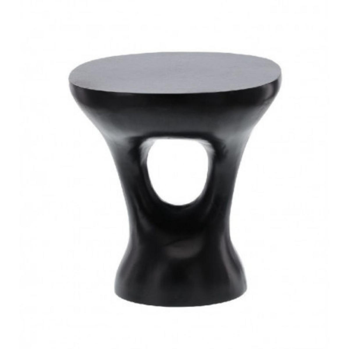 COUCHTISCH Emily Metall 43 cm / 40 cm Schwarz - Schwarz, Metall (40/43/46cm)