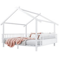 HAUSBETT 140x200 Metall Sicherheitsgitter Weiß - Weiß, Metall (140/200cm) - FLIEKS
