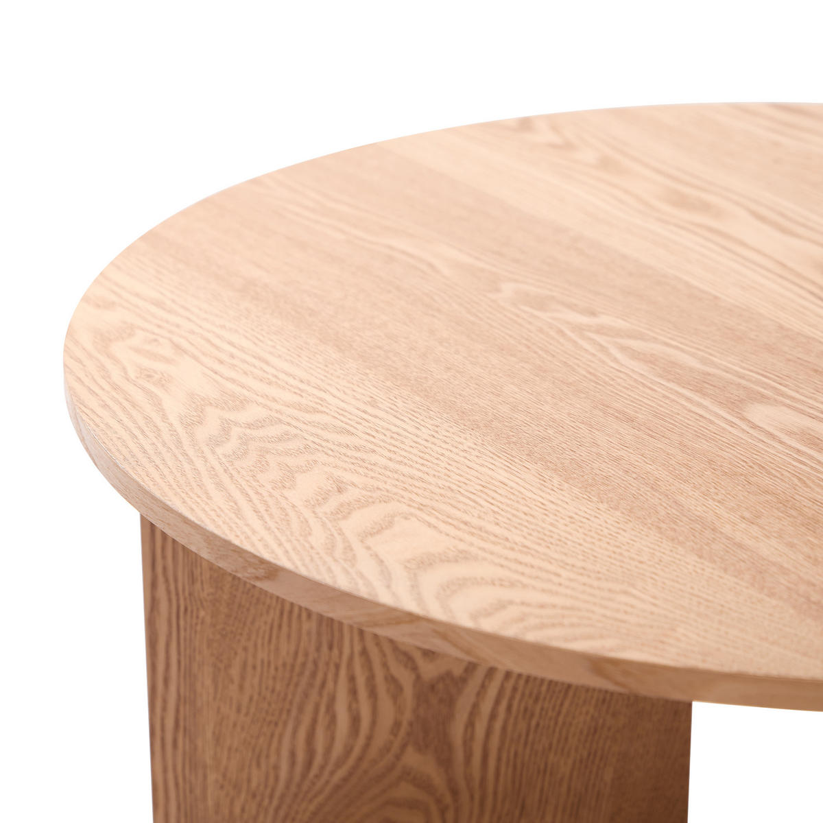 COUCHTISCH Rund Braun 80 x 80 x 38 cm - Braun, Holz (80/80/38cm) - Nordlys