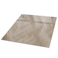 TISCHPLATTE 50x50 cm – Cremematerial - Beige, Glas (50/50/0.4cm) - Wallfluent