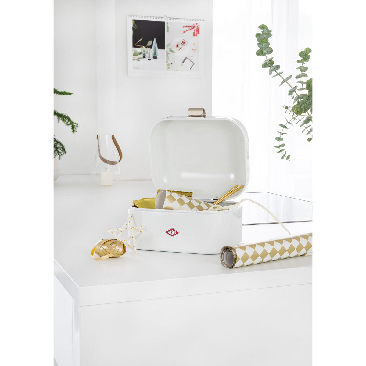 BROTKASTEN Single Grandy Sand matt - Beige, Metall (26.8/17.5/22cm) - Wesco