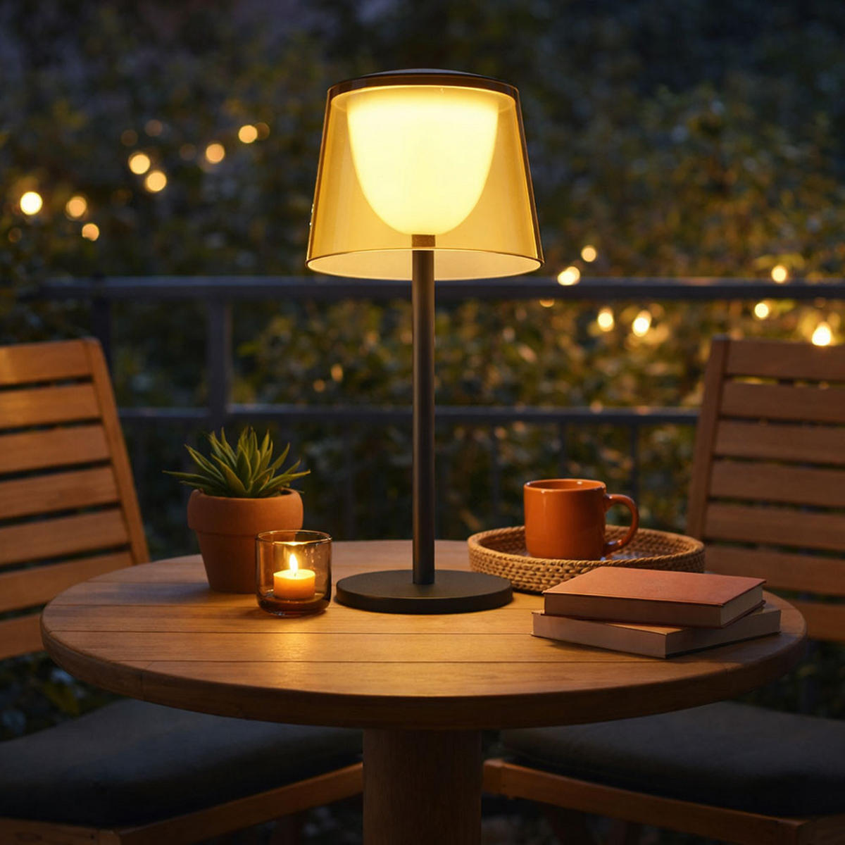 TISCHLEUCHTE MARIAM Metall Gelb, Akku, LED, 2er Set - Gelb, Metall (13/13/34cm) - Globo Lighting