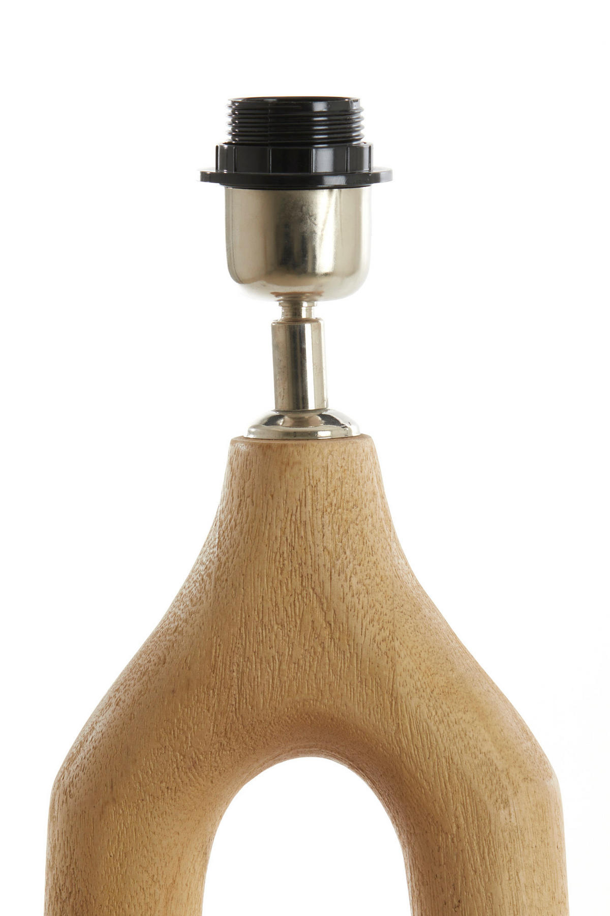 LAMPENFUSS Xitta Braun Ø20/55 cm - Braun, Holz (20/20/55cm) - Light & Living