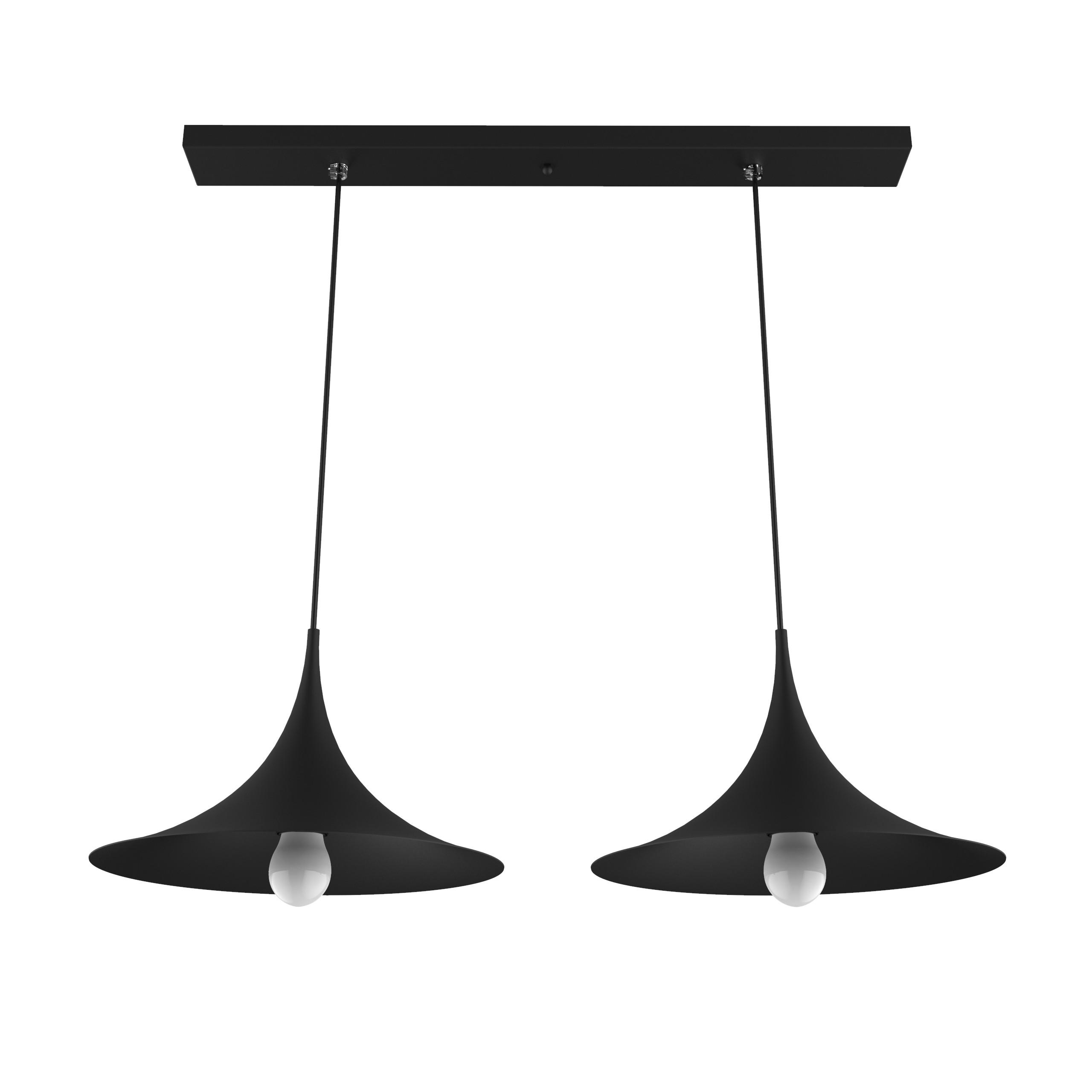 HÄNGELEUCHTE - Schwarz, Metall (33/70/16cm) - Lumicom