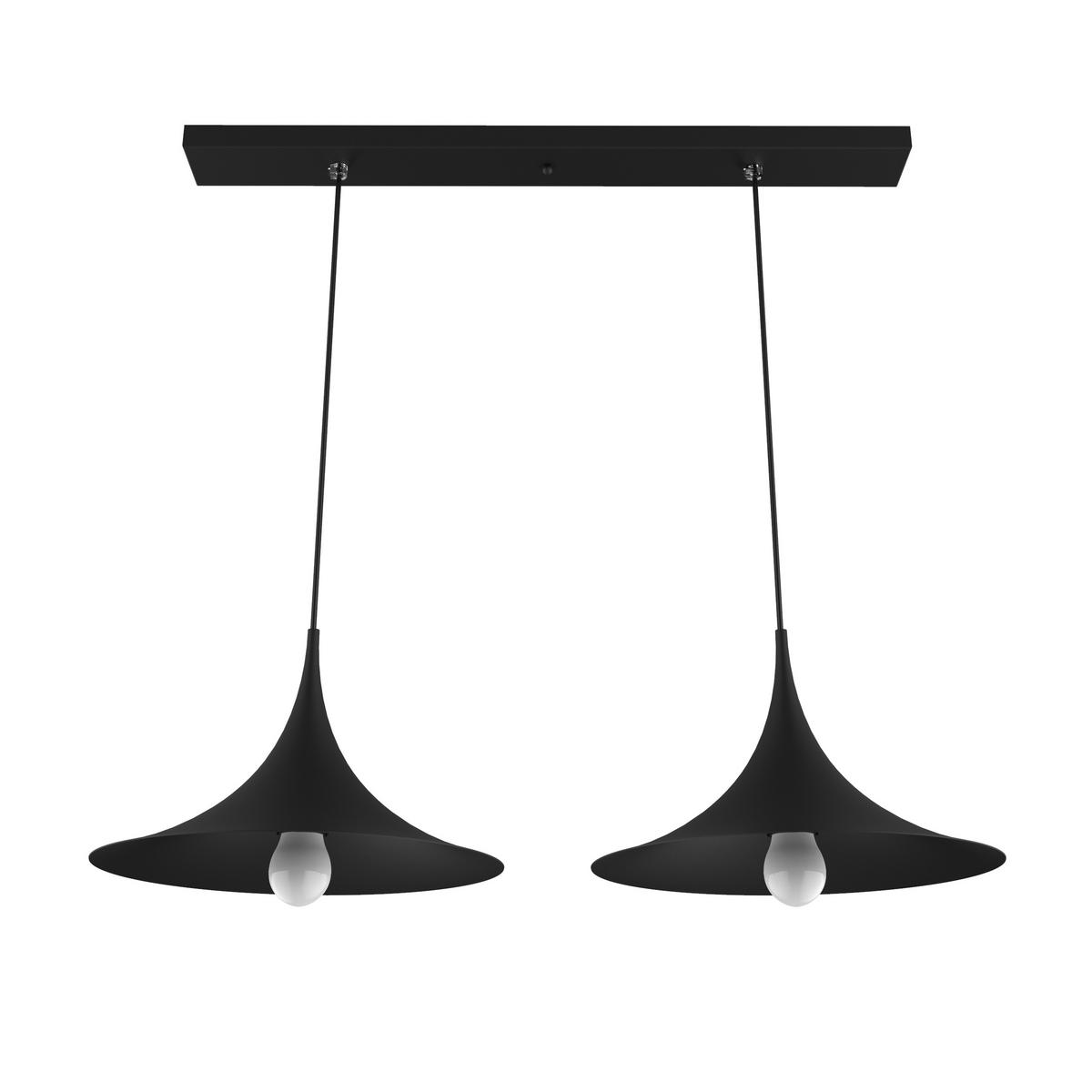 HÄNGELEUCHTE - Schwarz, Metall (33/70/16cm) - Lumicom