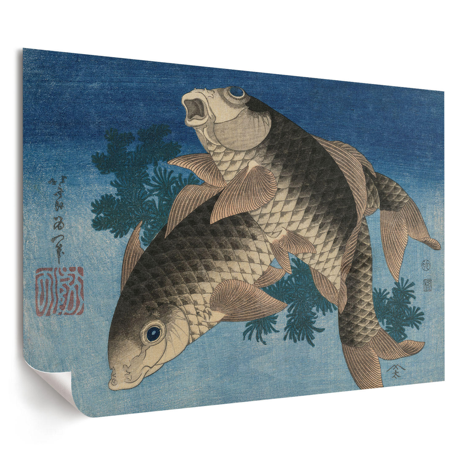 Tulup Poster Blau 59.4x42x0.1 cm