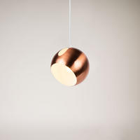 PENDELLEUCHTE Ball Kupfer Ø 20cm - Kupferfarben, Metall (20/20/20cm) - s.luce