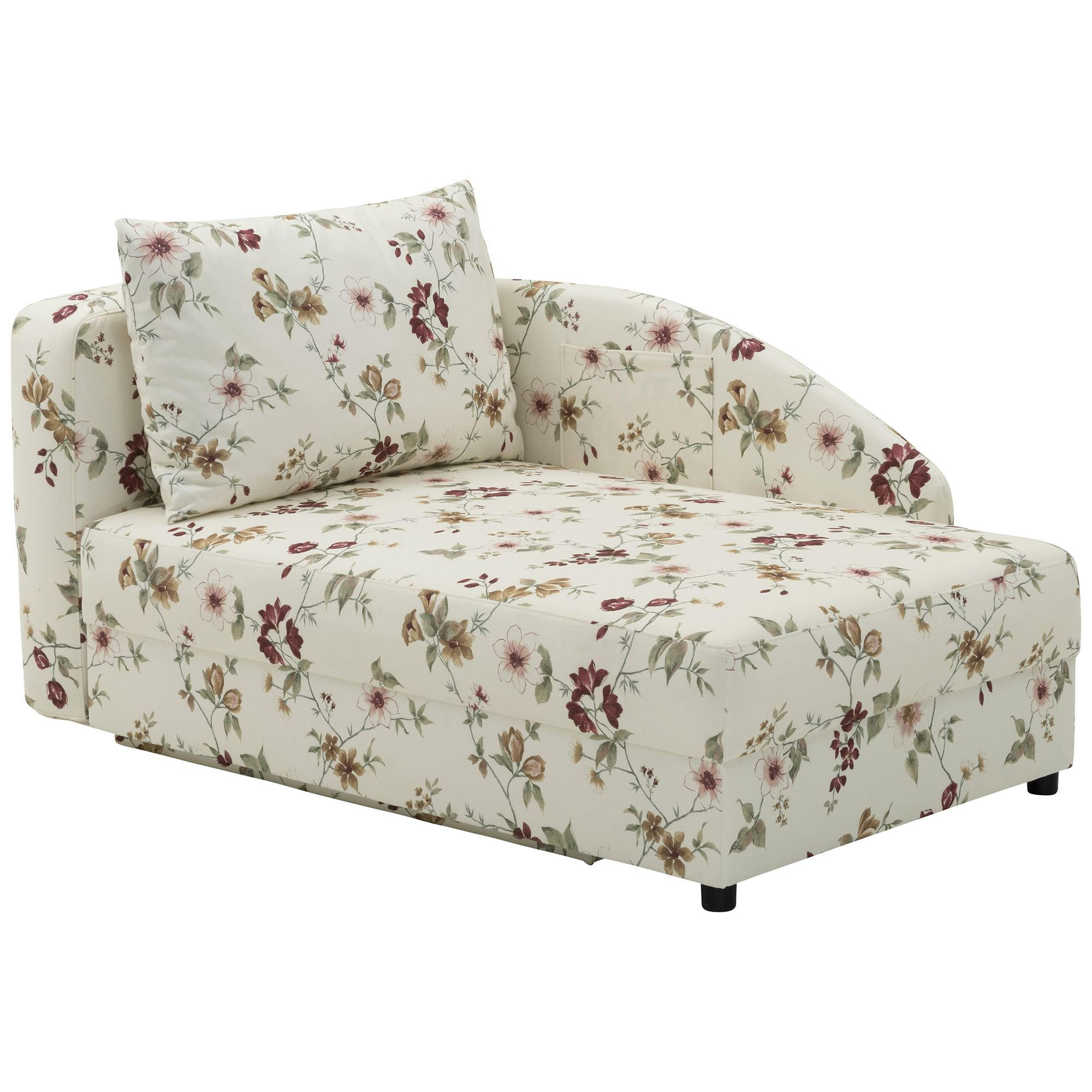 RECAMIERE Armlehne links Kalila Flachgewebe weiß - Weiß, Kunststoff (154/86/93cm) - 58aufmkessel