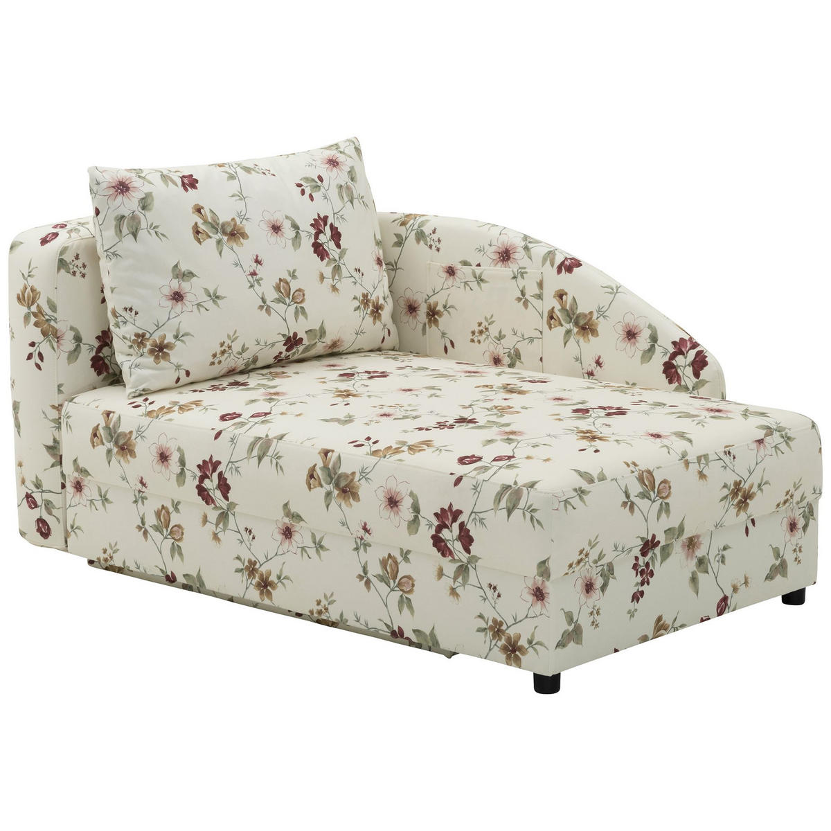 RECAMIERE Armlehne links Kalila Flachgewebe weiß - Weiß, Kunststoff (154/86/93cm) - 58aufmkessel