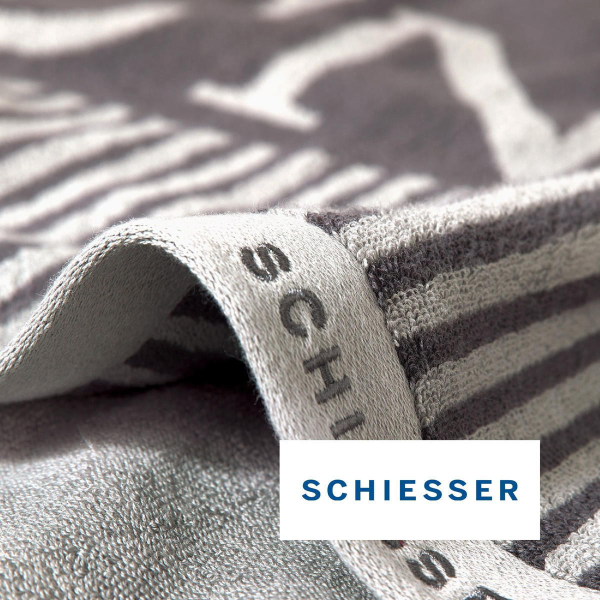 SAUNATUCH Rom - 75x200 cm - Dunkelgrau - Dunkelgrau, Textil (75/200cm) - SCHIESSER