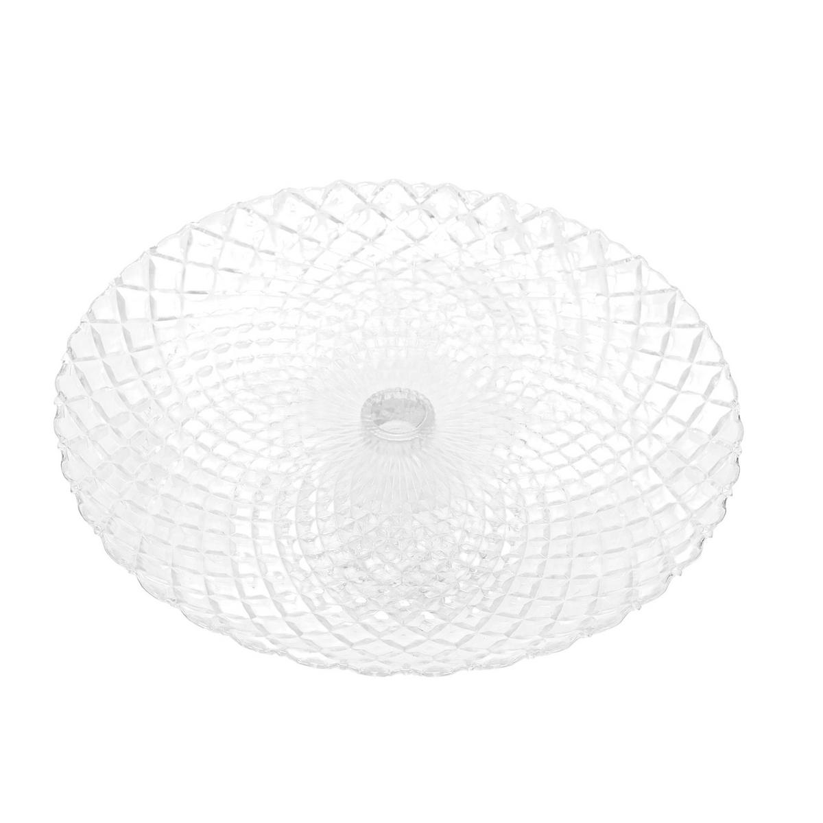 TORTENSTÄNDER Glas Transparent 28,5/28,5/11 cm - Transparent, Glas (11cm) - Excellent Houseware