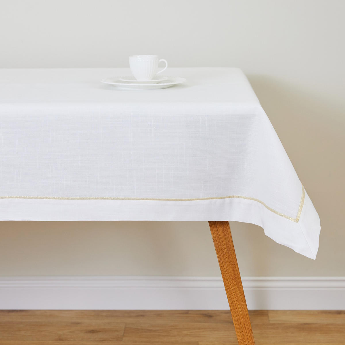 TISCHDECKE Tideno - Goldfarben, Textil (180/130/1cm) - home&you