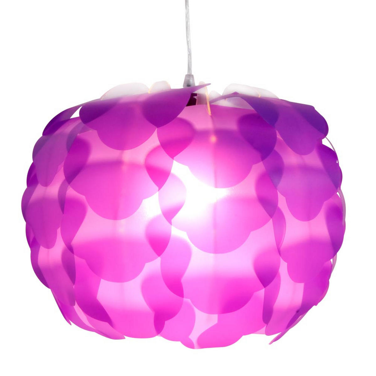 LED HÄNGELEUCHTE FILETTA Stahl Lila - Lila, Metall (42/42/110cm)
