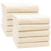 HANDTÜCHER, 10er-Set, 50x100 cm, 80% Baumwolle, 20% Polyester, Gelb - Gelb, Naturmaterialien (50/100cm) - Zollner