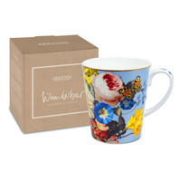 KAFFEEBECHER Wunderbar Flourish - Bouquet, mit Geschenkbox - Naturfarben, Keramik (0.6L) - Könitz