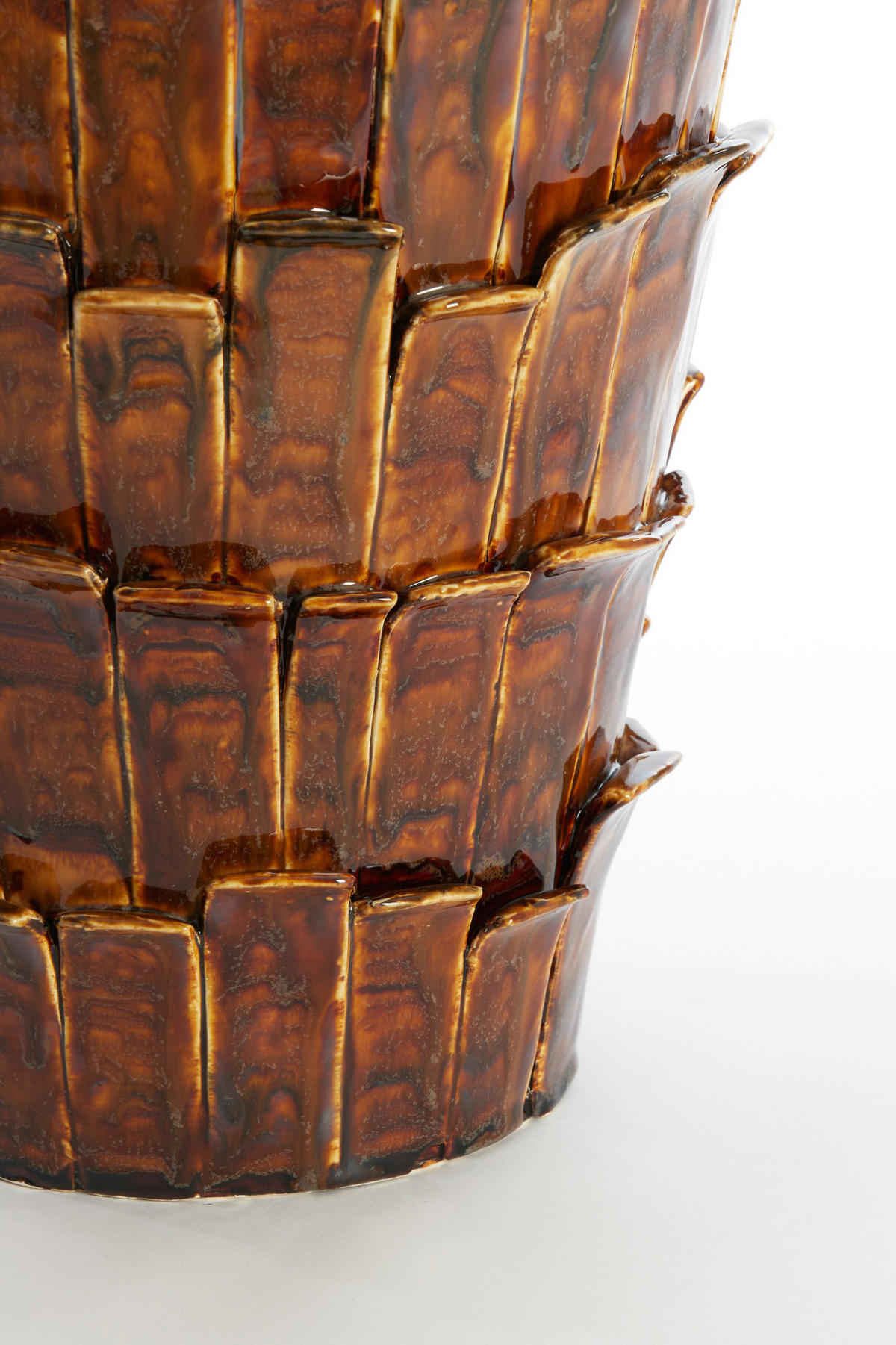 VASE Banya Braun Ø33/43 cm - Braun, Keramik (43cm) - Light & Living