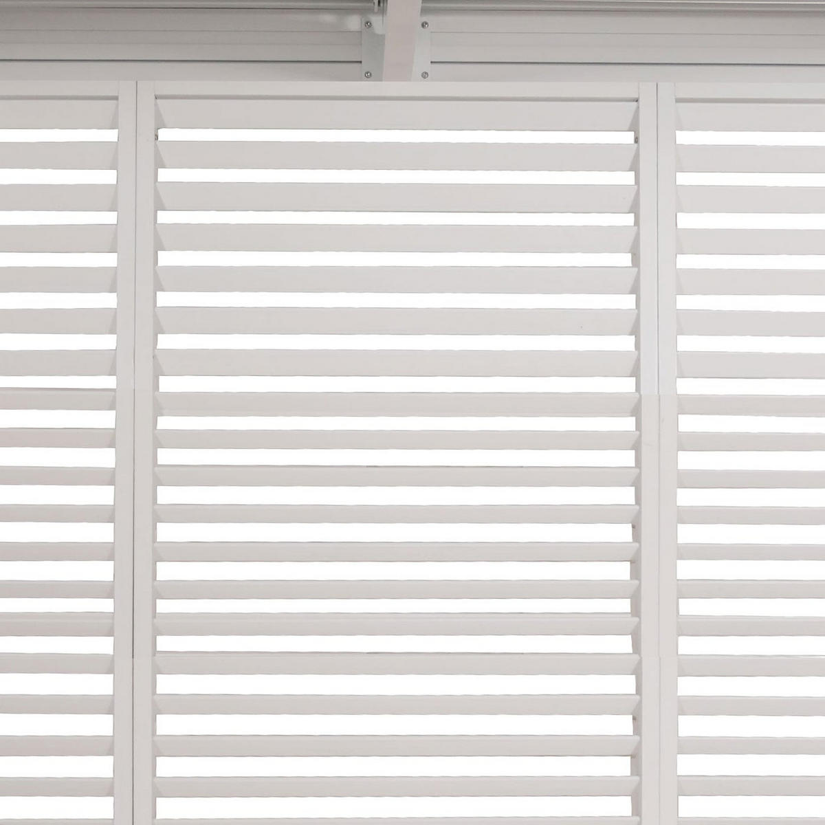 PANEELE FÜR PERGOLA Weiß 4er-Set-Set - Weiß, Metall (369/204/4cm) - MCW