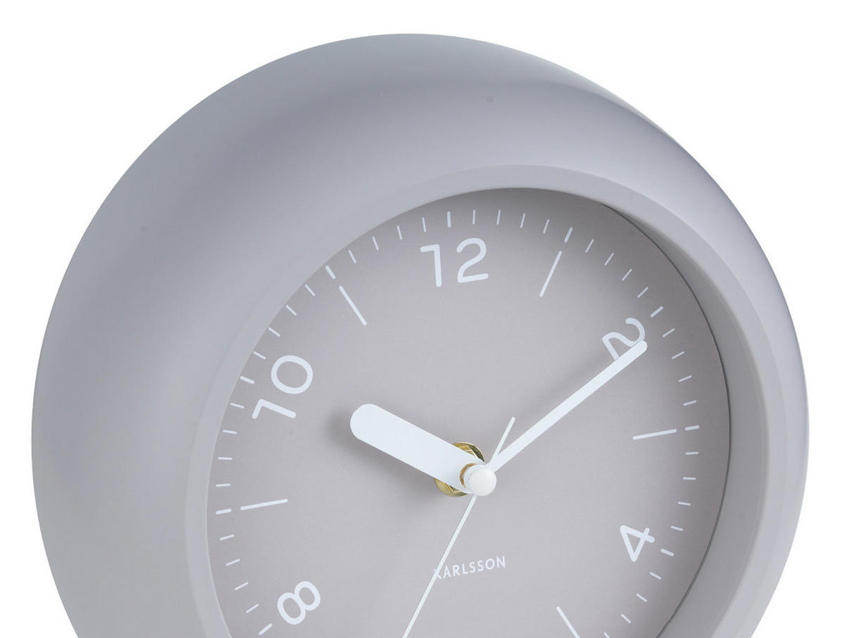 WANDUHR Slope Ø20 cm - Grau, Kunststoff (20/6.7/20cm) - Karlsson