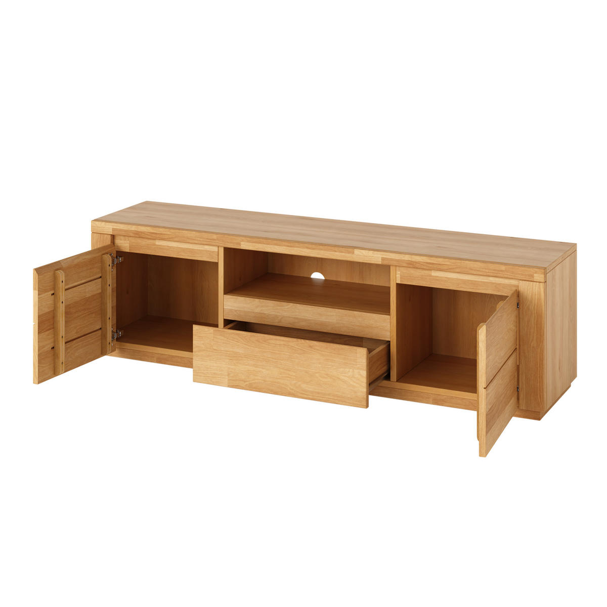 LOWBOARD Viborg - Braun, Holz (37/47/160cm) - kiki design