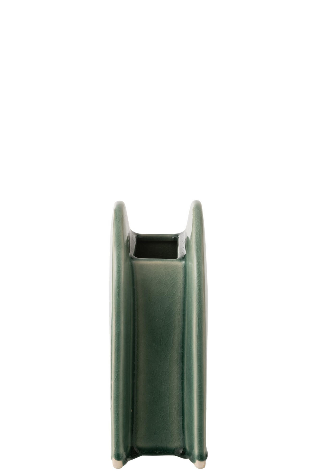 VASE BART Grün - Grün, Keramik (24.5cm) - J-Line