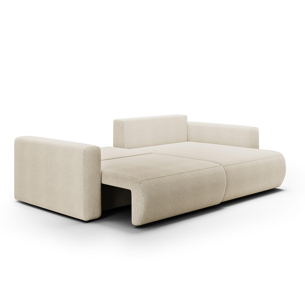 ECKSOFA Evy 3 Sitzplätze Beige - Beige, Holz (240/149cm) - Petits-meubles