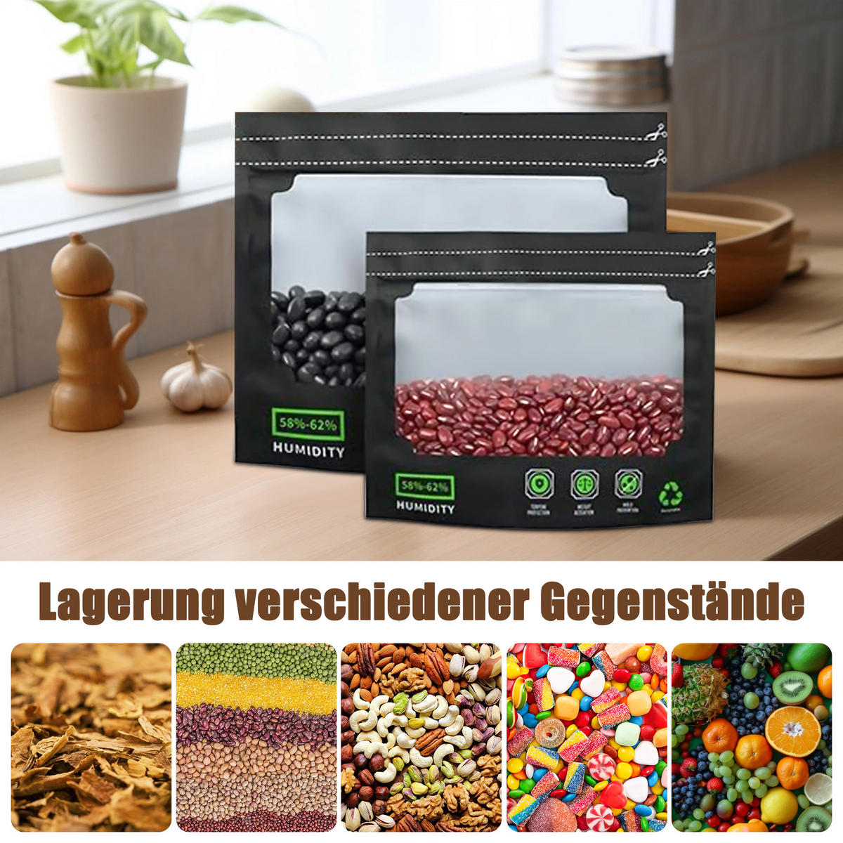 72-DIELNA sada kuchynského riadu s úložným boxom, organizérom a príslušenstvom na pečenie - čierna, plast