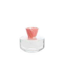 VASE Varela Rosa Ø21/20 cm - Pink, Glas (21/20cm) - Light & Living