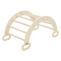 KINDER-KLETTERGERÜST - Braun, Holz (52/45.5/89cm) - Joyz