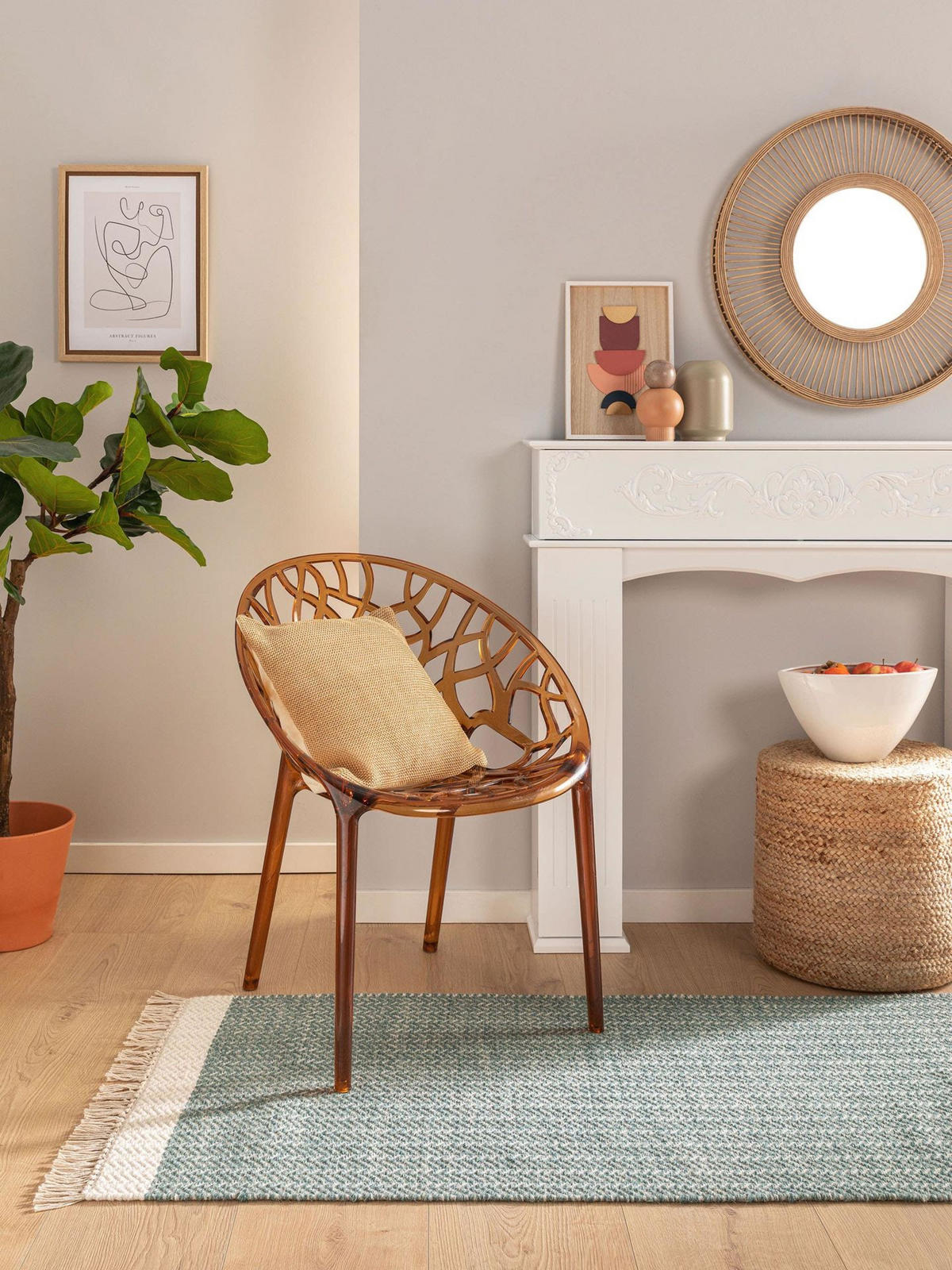 WOLLTEPPICH-LÄUFER Kim Mint 70x200 cm - Mintgrün, Naturmaterialien/Textil (70/1cm) - KUNSTLOFT
