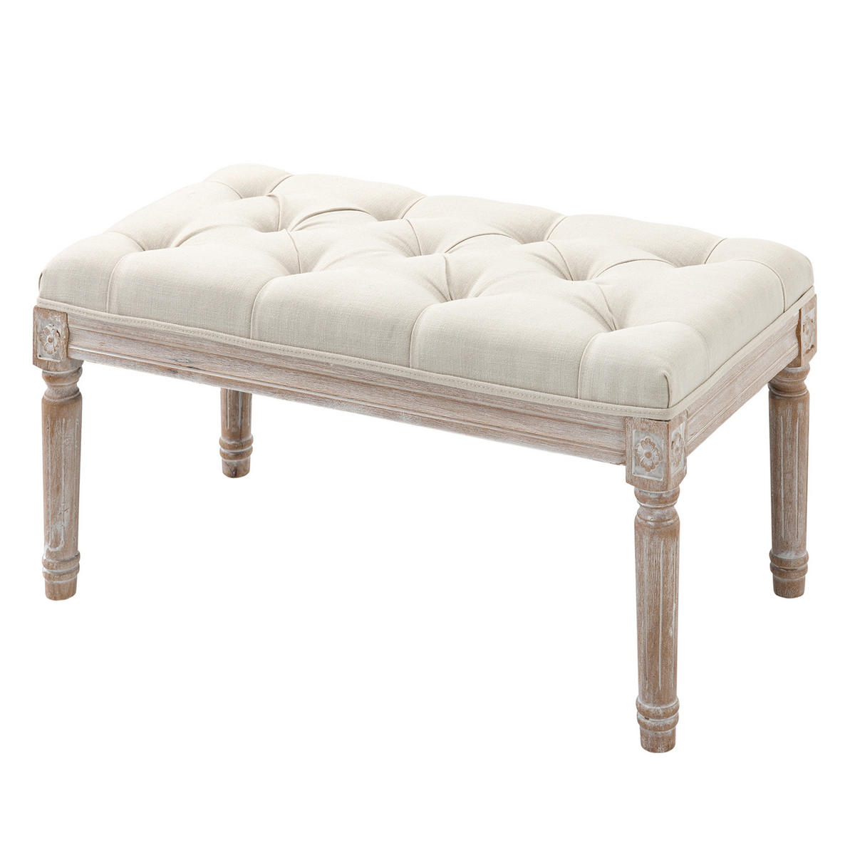 SITZBÄNKE Beige 1 Stück - Beige, Kunststoff (80/43/40cm) - GiPP