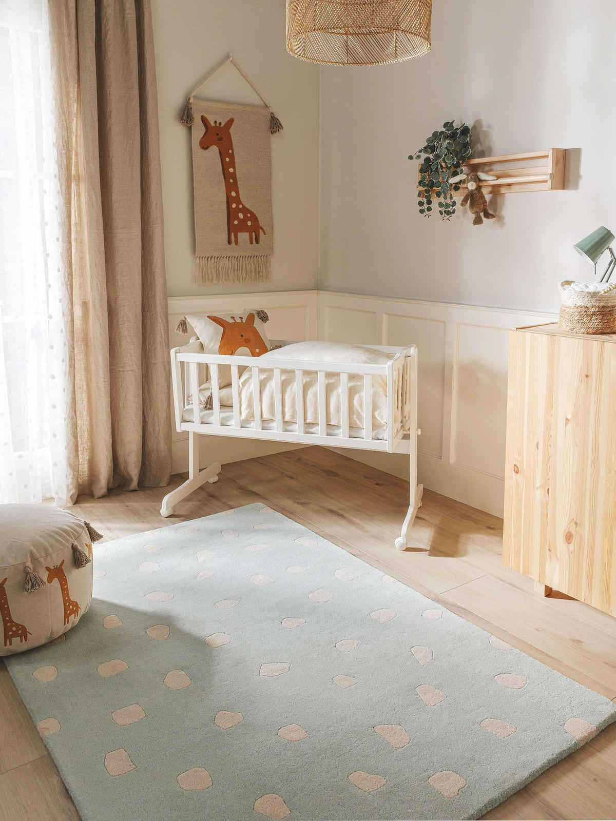 KINDERTEPPICH Savannah Mint 120x170 cm - Mintgrün, Textil (120/170cm) - Lytte