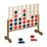 VIER Gewinnt - Multicolor, Holz (82.5/72/26cm) - Relaxdays