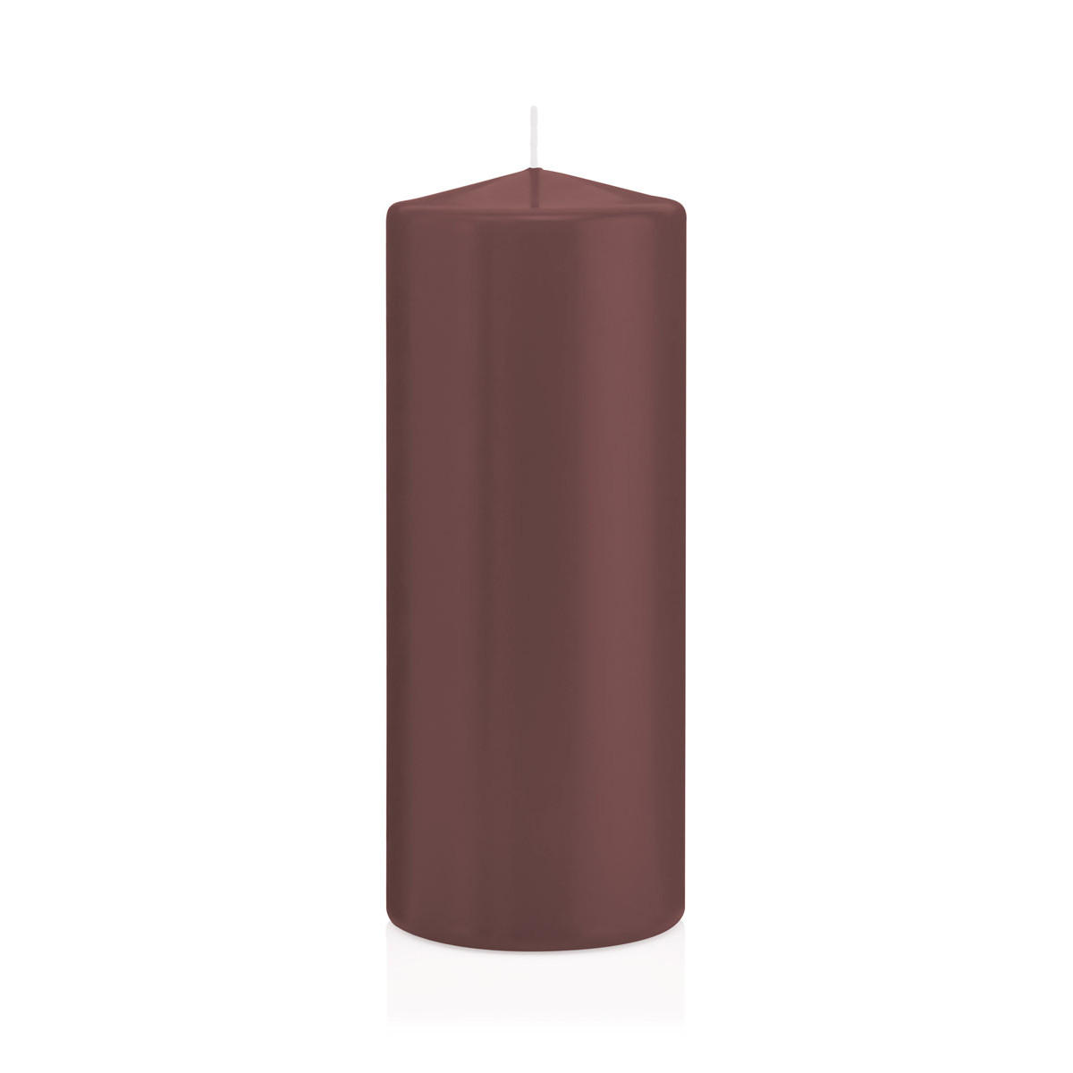 STUMPENKERZEN Taupe Ø 78 x 200 mm, 8 Stück - Taupe, Paraffin (8/20cm) - Wiedemann Kerzen