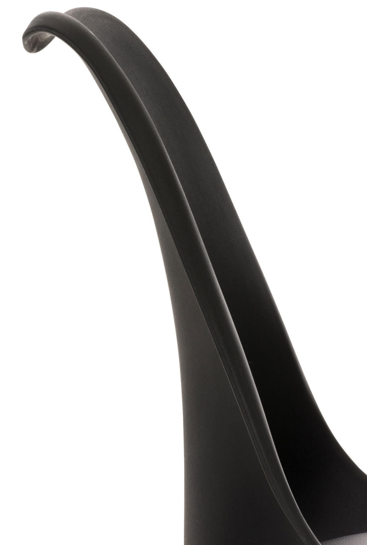 STUHL Kunststoff schwarz - Eukalyptusholzfarben/Schwarz, Holz/Kunststoff (49/83/50cm) - CLP