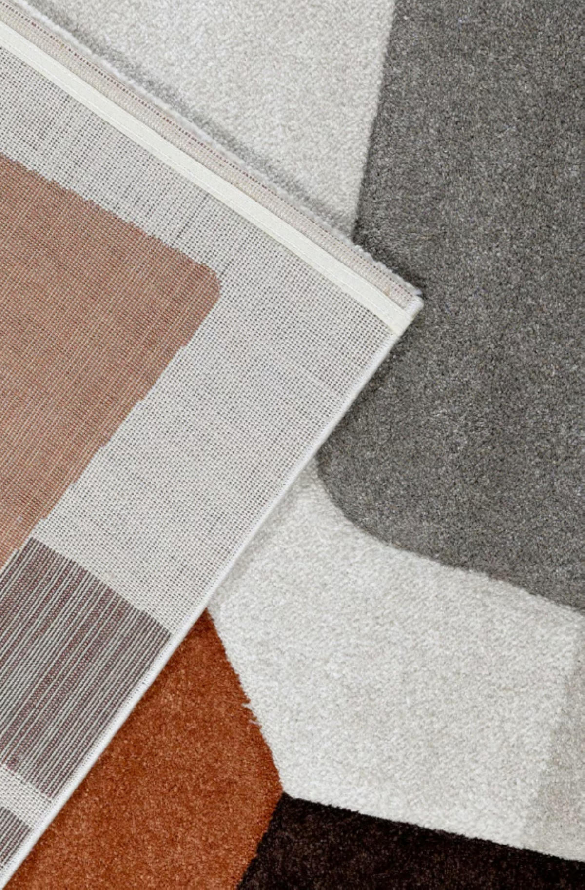 TEPPICH modern Flachgewebe IOWA Orange 120 x 170 cm - Orange, Textil (120/170cm) - Novatrend