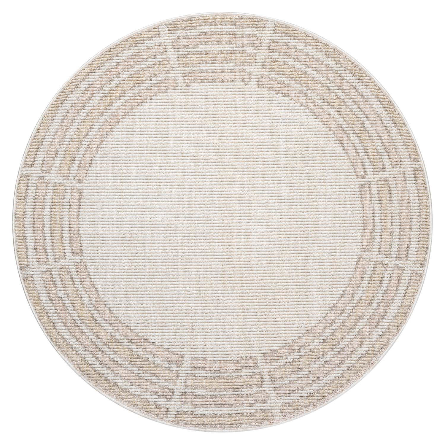 KURZFLOR-TEPPICH Clasico 9068 Rosa 160 cm Rund - Rosa, Textil (160/160cm) - carpet city