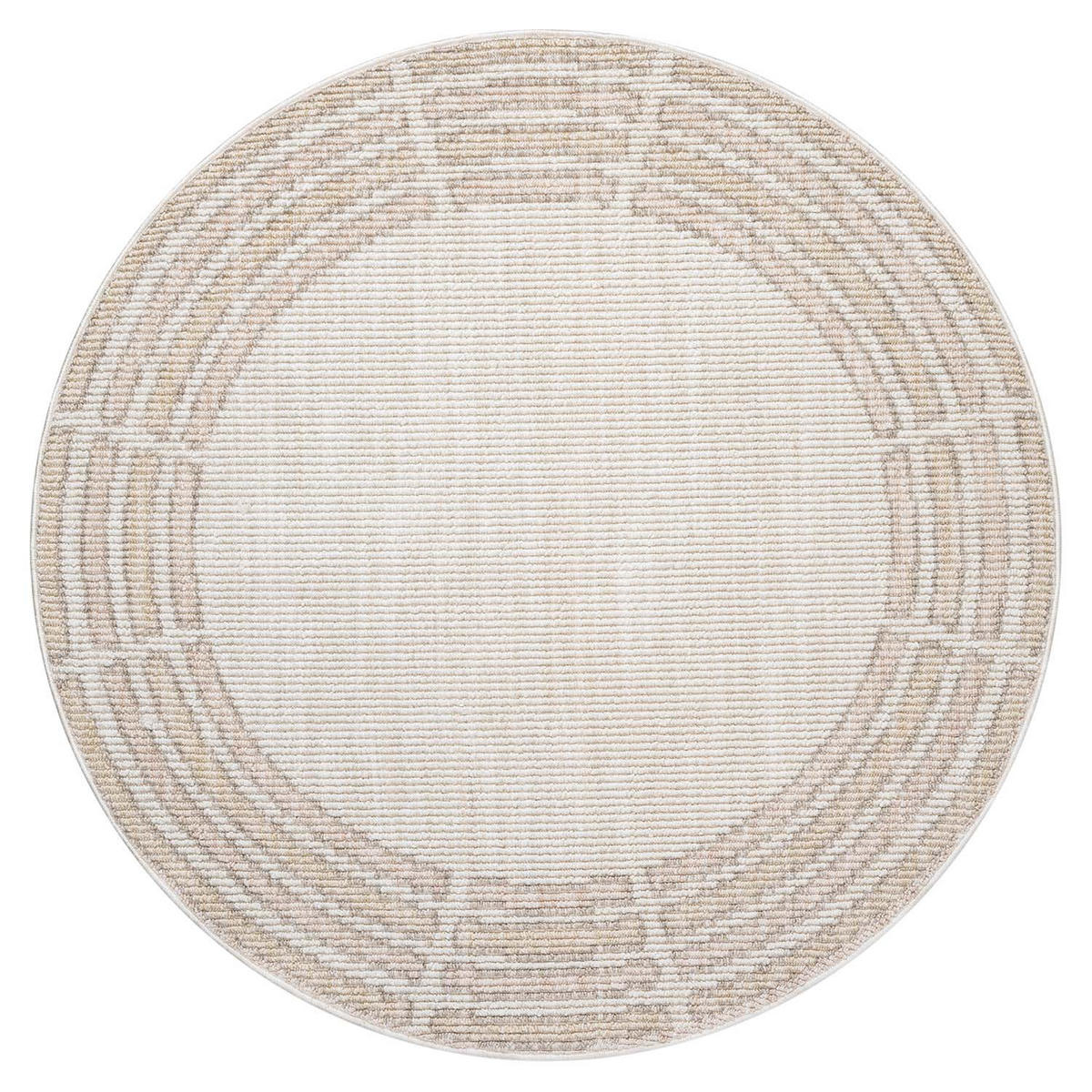 KURZFLOR-TEPPICH Clasico 9068 Rosa 200 cm Rund - Rosa, Textil (200/200cm) - carpet city