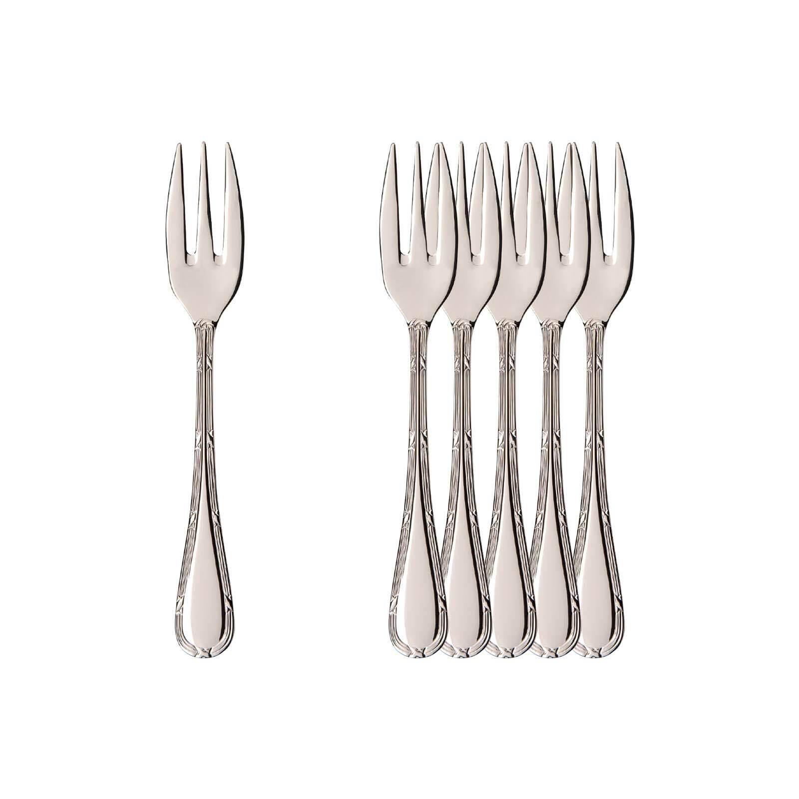 KUCHENGABELN Kreuzband Septfontaines edelstahl 14,5 cm 6er Set - Silberfarben, Metall - Villeroy & Boch