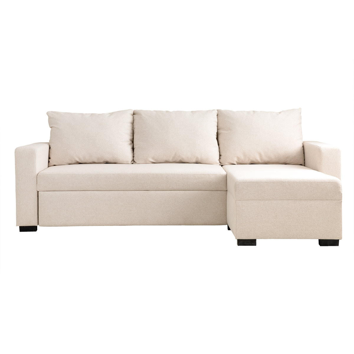 SCHLAFSOFA Onel Beige 233 cm x 83 cm - Beige, Textil (233/83/140cm) - Kenay Home